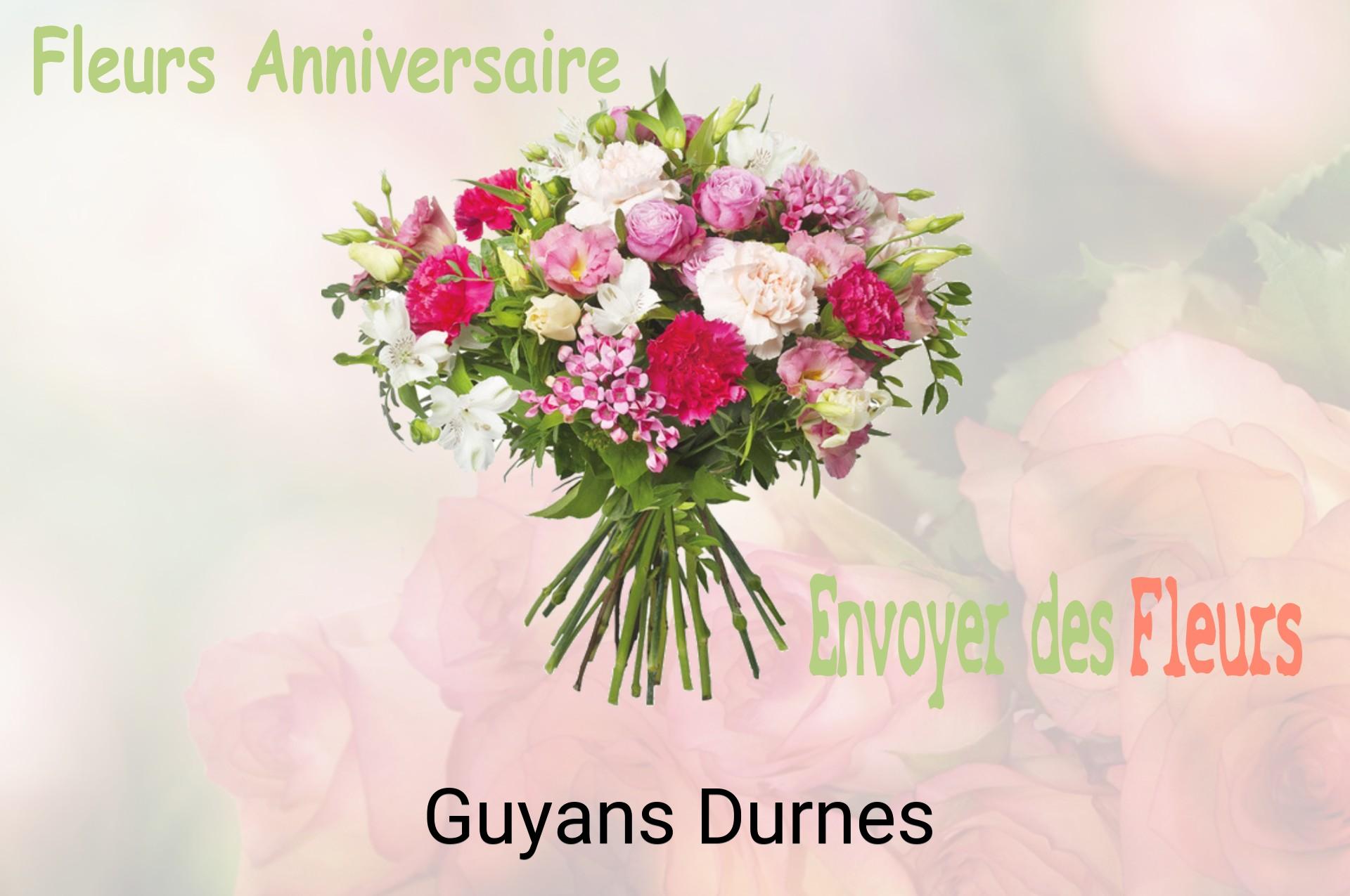 Bouquet de fleurs d’anniversaire livré à Guyans-Durnes