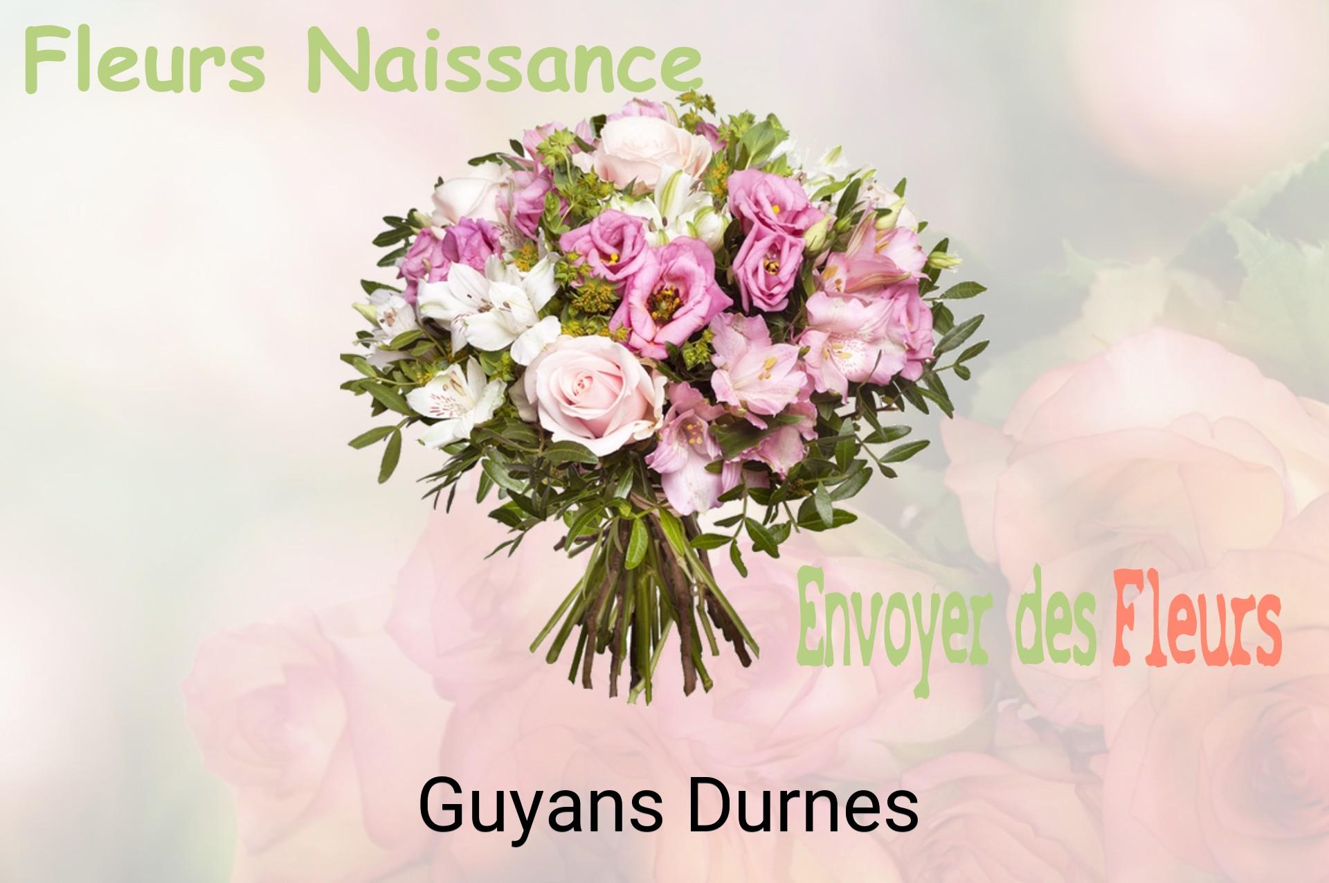 Bouquet de fleurs de naissance livré à Guyans-Durnes